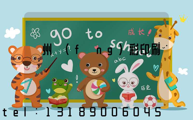 廣州風(fēng)彩印刷廠